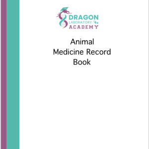 Animal medicine records book